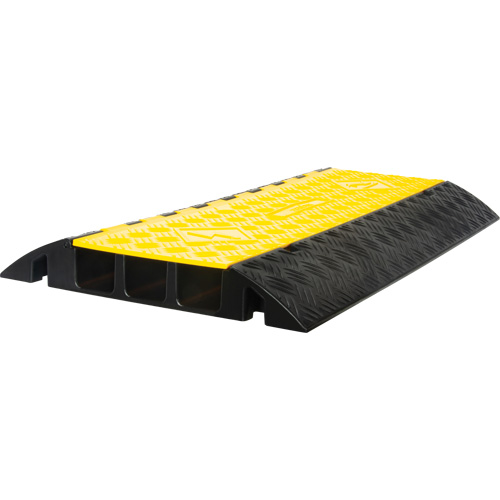 Protecteur de c&acirc;bles en polyur&eacute;thane, 3 canaux, 35,43" lo x 19,69" la x 3" h Distribution Industrielle GC