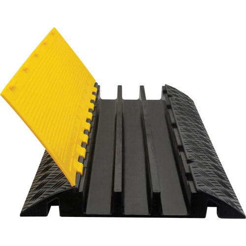 Protecteur de c&acirc;bles en polyur&eacute;thane, 3 canaux, 35,43" lo x 19,69" la x 3" h Distribution Industrielle GC