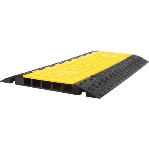 Protecteur de c&acirc;bles en polyur&eacute;thane, 5 canaux, 35,43" lo x 19,69" la x 2" h Distribution Industrielle GC
