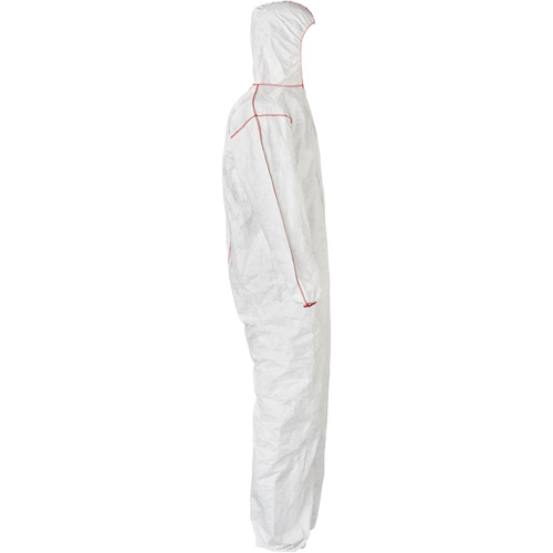 Combinaisons SFR avec cagoule, Moyen, Blanc, Tyvek 400 Distribution Industrielle GC