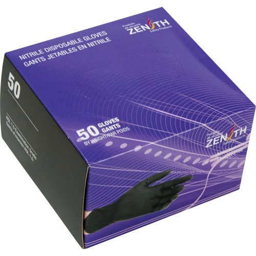 Vending Pack Disposable Gloves, Small, Nitrile, 5-mil, Powder-Free, Black, Class 2 Distribution Industrielle GC