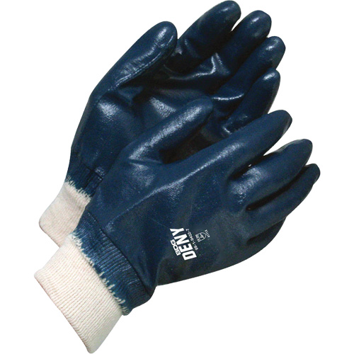 Gants avec poignet en tricot Deny, 11, R&ecirc;vetement Nitrile, Enveloppe en Coton Distribution Industrielle GC