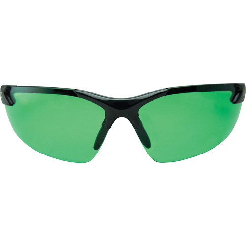 Zorge G2 Safety Glasses, Green Lens, Anti-Scratch, ANSI Z87+/MCEPS GL-PD 10-12/Meets/Exceeds CSA Z94.3 Distribution Industrielle GC