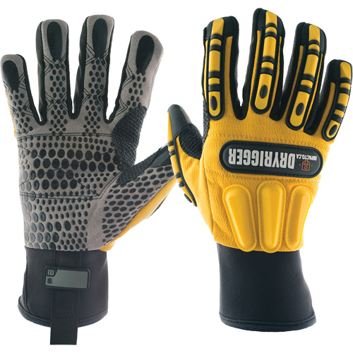 Gants The Original Dryrigger, 7/Petit, Paume en Su&egrave;de, Poignet &agrave; enfiler Distribution Industrielle GC