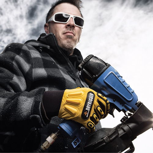 Gants The Original Dryrigger, 7/Petit, Paume en Su&egrave;de, Poignet &agrave; enfiler Distribution Industrielle GC