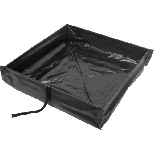 Berme de confinement des d&eacute;versements repliable &agrave; rouler, Capacit&eacute; 60 gal. US, 4' la x 4' lo x 6" h Distribution Industrielle GC