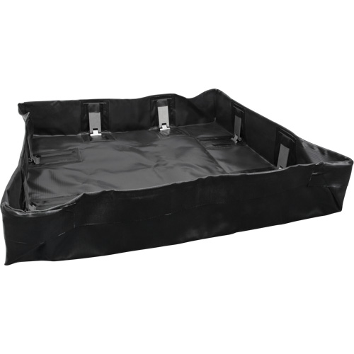 Berme repliable, Capacit&eacute; 90 gal. US, 4' la x 6' lo x 6" h, Support &agrave; encliqueter Distribution Industrielle GC