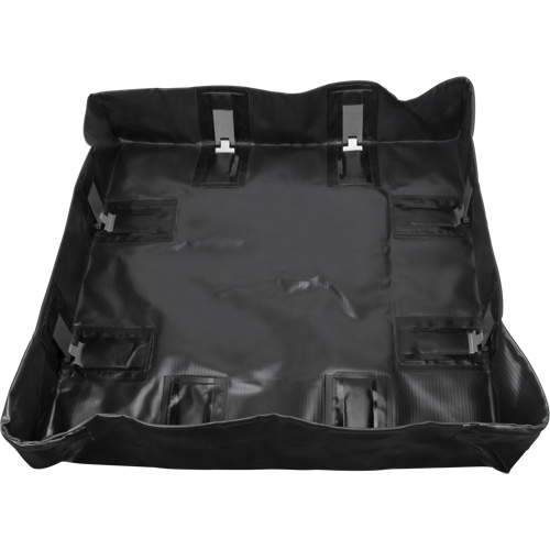 Berme repliable, Capacit&eacute; 90 gal. US, 4' la x 6' lo x 6" h, Support &agrave; encliqueter Distribution Industrielle GC