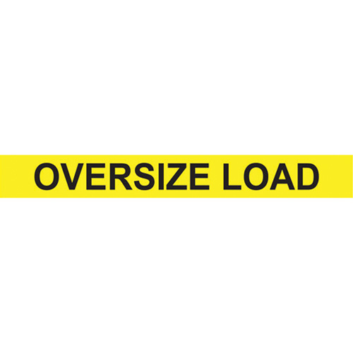 Oversize Load Heavy Haul Sign, Decal/Vinyl, 96" W x 12" H Distribution Industrielle GC