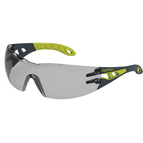 MX200 Rimless Wraparound Safety Glasses, 23% Grey Lens, Anti-Fog/Anti-Scratch, ANSI Z87+/Meets/Exceeds CSA Z94.3 Distribution Industrielle GC