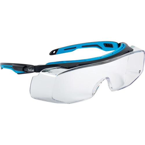 TRYON OTG Ultra-Wraparound Safety Glasses, Clear Lens, Anti-Fog/Anti-Scratch Distribution Industrielle GC