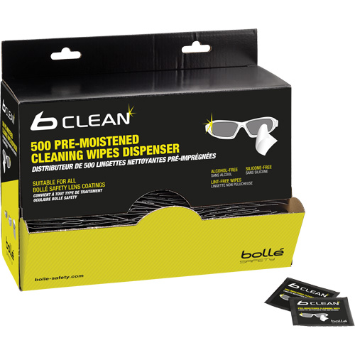 Lingettes nettoyantes pr&eacute;mouill&eacute;es B-Clean B500 Distribution Industrielle GC