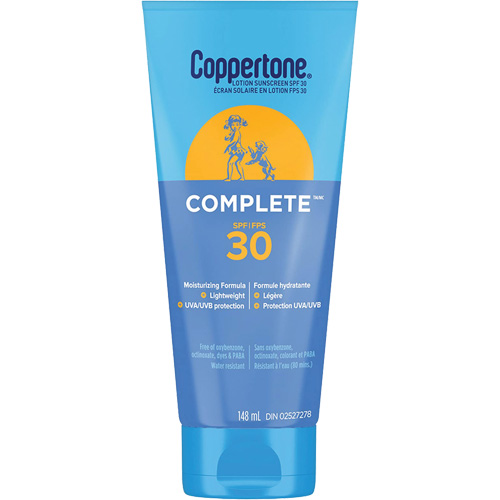 Protection solaire compl&egrave;te Coppertone, FPS 30, Lotion Distribution Industrielle GC