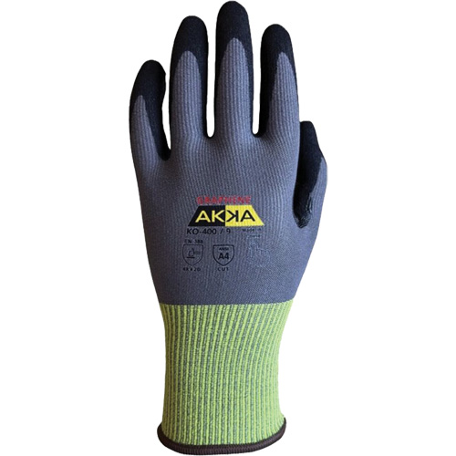 Gants r&eacute;sistants &agrave; la coupe interm&eacute;diaires KO-400, Taille 10, Calibre 15, Rev&ecirc;tement Nitrile, Enveloppe en Nylon/PEHP/Spandex/Graph&egrave;ne, ASTM ANSI niveau A4/EN 388 niveau D Distribution Industrielle GC