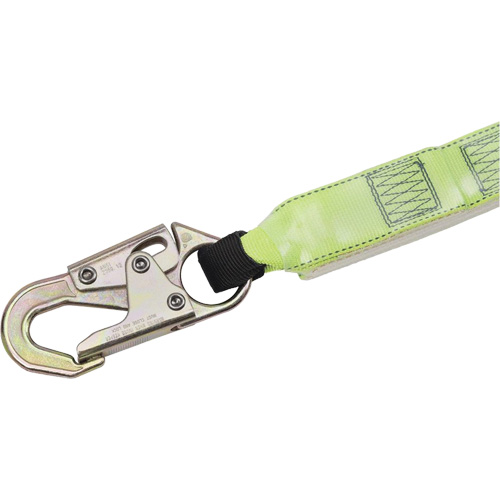 SA-6402-4 Shock Absorbing Lanyard, 4', Form Hook Center, Snap Hook Leg Ends, Polyester Distribution Industrielle GC
