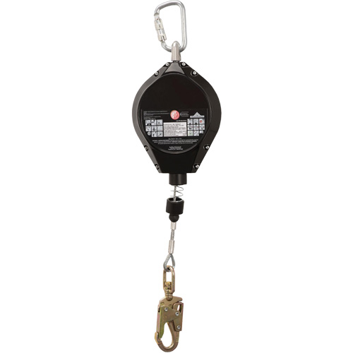 SRL-73302-40LE Cordage de s&eacute;curit&eacute; autor&eacute;tractable, 40', Acier galvanis&eacute;, Pivotant Distribution Industrielle GC