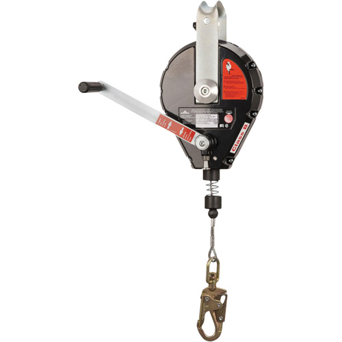 SRL-73303-60 Cable Self-Retracting Lifeline with Recovery, 60', Galvanized Steel, Swivel Distribution Industrielle GC