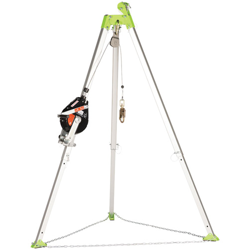 SRL-73303-60 Cable Self-Retracting Lifeline with Recovery, 60', Galvanized Steel, Swivel Distribution Industrielle GC