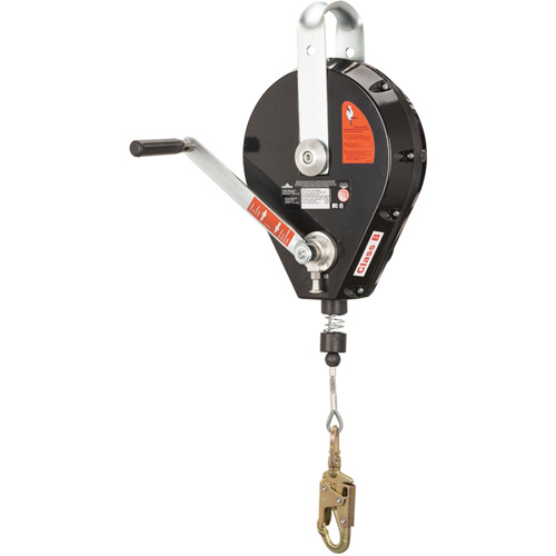 SRL-73303-96 Cable Self-Retracting Lifeline with Recovery, 96', Galvanized Steel, Swivel Distribution Industrielle GC