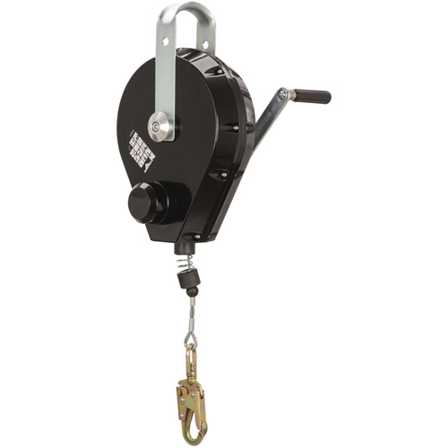 SRL-73303-96 Cable Self-Retracting Lifeline with Recovery, 96', Galvanized Steel, Swivel Distribution Industrielle GC