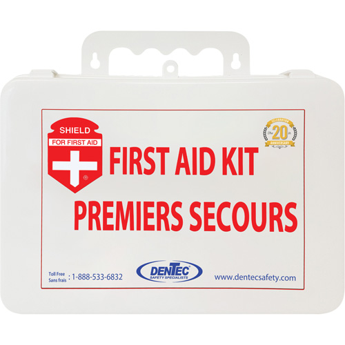 Shield First Aid Kit, Meets/Exceeds CSA Z1220-24 Type 2 Low-Risk Environment, Small (2-25 Workers) Distribution Industrielle GC