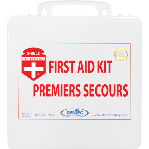 Shield First Aid Kit, Meets/Exceeds CSA Z1220-24 Type 2 Low-Risk Environment, Medium (26-50 Workers) Distribution Industrielle GC