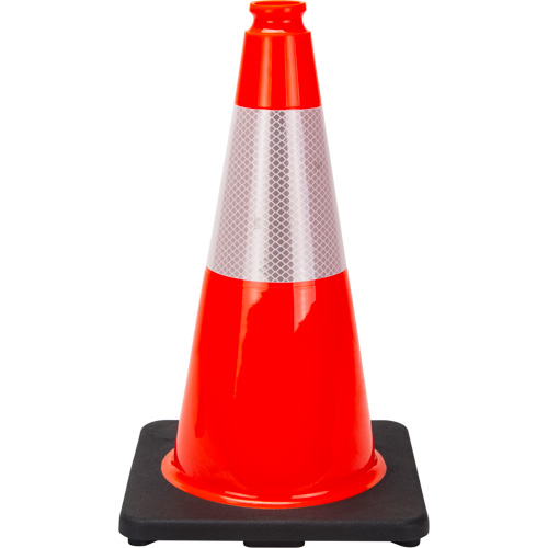 Premium Traffic Cone, 18", Orange, 6" Reflective Collar(s) Distribution Industrielle GC