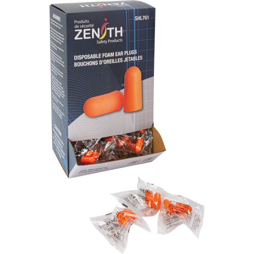 Foam Earplugs, Pair - Polybag Distribution Industrielle GC