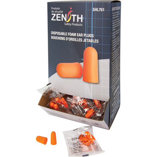 Foam Earplugs, Pair - Polybag Distribution Industrielle GC