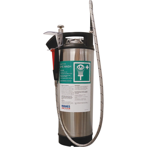 Douche d'urgence ind&eacute;pendante et portable, Pressuris&eacute;, Capacit&eacute; 4 gal., Conformit&eacute; Aucune Distribution Industrielle GC