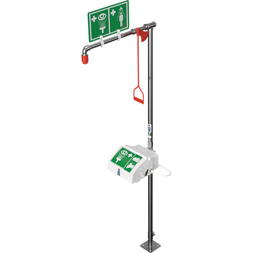 Douche combin&eacute;e avec cuvette ferm&eacute;e en ABS et entr&eacute;e inf&eacute;rieure, Socle Distribution Industrielle GC