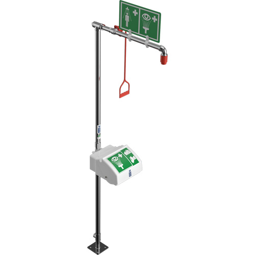 Douche combin&eacute;e avec cuvette ferm&eacute;e en ABS et entr&eacute;e inf&eacute;rieure, Socle Distribution Industrielle GC