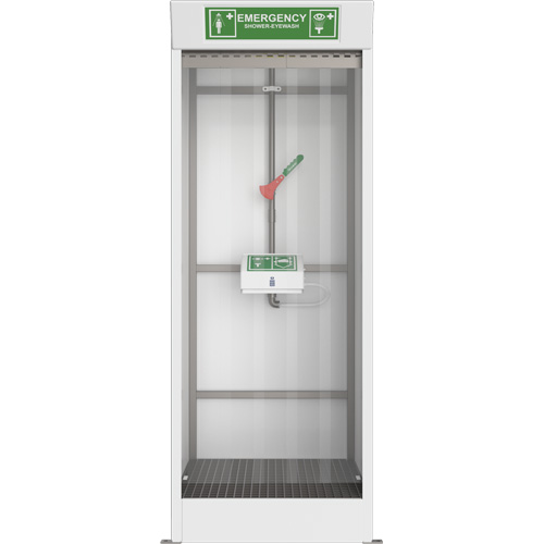 Emergency Cubicle Shower & Covered Eye & Face Wash Distribution Industrielle GC