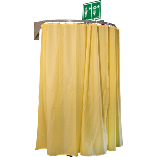 Wall Mounted Safety Shower Modesty Curtain Distribution Industrielle GC