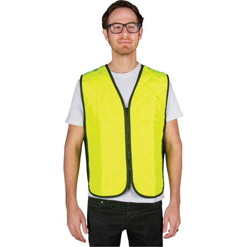 Veste refroidissante &agrave; &eacute;vaporation, Moyen, Jaune lime haute visibilit&eacute; Distribution Industrielle GC