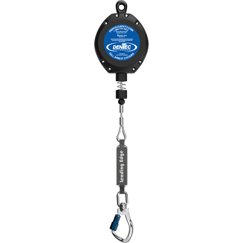 Self-Retracting Lifeline, 30', Galvanized Steel, Swivel Distribution Industrielle GC