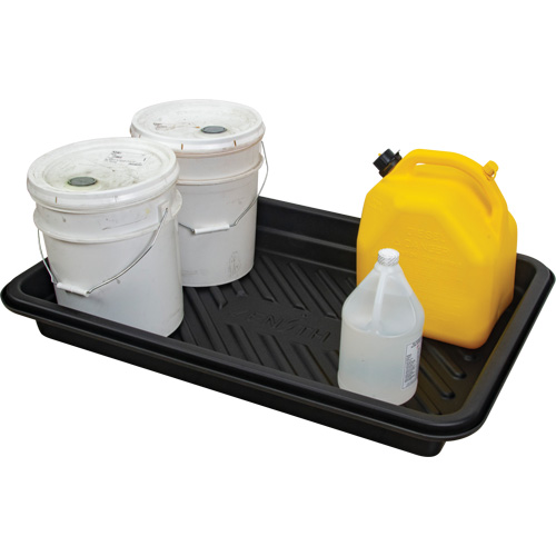 Plateau pour les d&eacute;versements, 24" lo x 36" la x 4,5" h, Cap. de d&eacute;versement 18 gal. US Distribution Industrielle GC