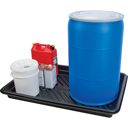 Plateau pour les d&eacute;versements, 30" lo x 48" la x 4,5" h, Cap. de d&eacute;versement 30 gal. US Distribution Industrielle GC