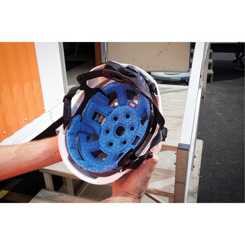 Doublure rafraîchissante pour casque de protection BOLT, Bleu Distribution Industrielle GC