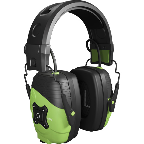 Safety Green Link Aware Bluetooth Earmuffs, Headband Style, 25 dB Distribution Industrielle GC