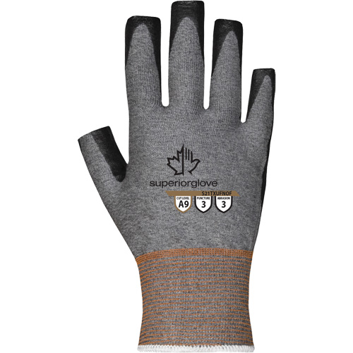 Ultra-Thin Open-Finger Gloves, Size 5, 21 Gauge, Nitrile Coated, TenActiv Shell, ASTM ANSI Level A9 Distribution Industrielle GC