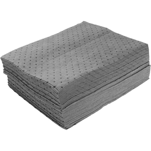 Feuilles absorbantes li&eacute;es, Universel, 15" x 19", 12 gal. d'absorption Distribution Industrielle GC