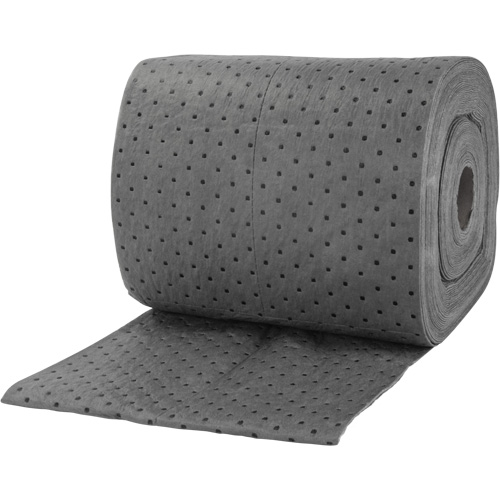 Rouleaux absorbants li&eacute;es, Lourd, 150' lo x 15" la, Absorption 10 gal. Distribution Industrielle GC