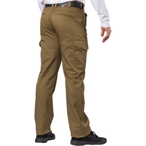 Pantalon cargo Big Flex, Poly-coton/Spandex, Vert olive militaire, Taille 46, Entrejambe 30 Distribution Industrielle GC