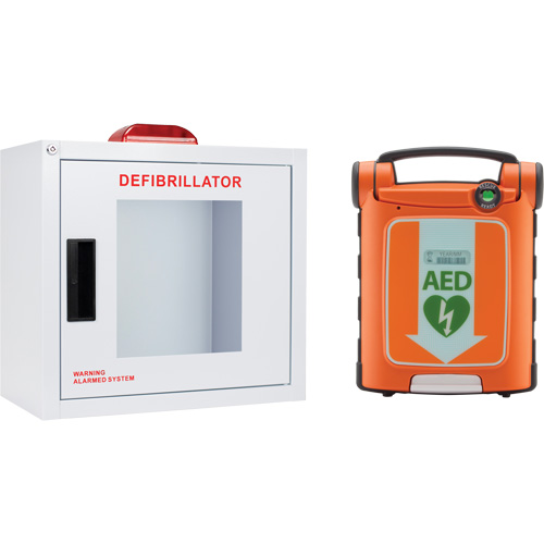 Trousse DEA Powerheart G5 avec armoire, Semi-automatique, Bilingue, Classe 3 Distribution Industrielle GC