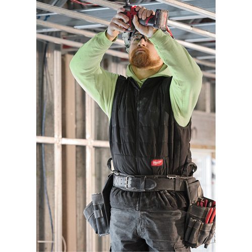 Veste l&eacute;g&egrave;re et isol&eacute;e FREEFLEX, Hommes, Petit, Noir Distribution Industrielle GC
