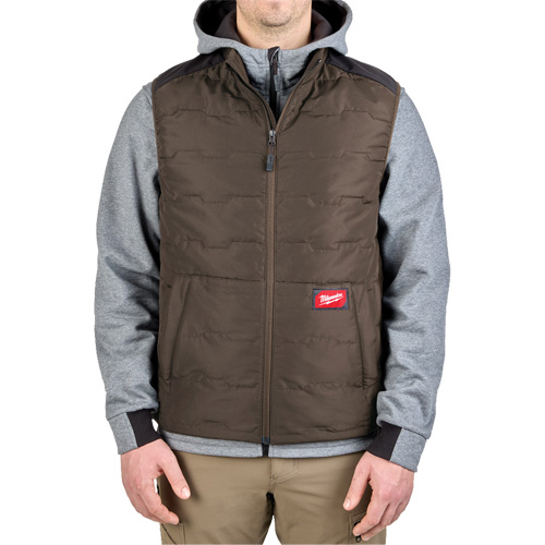 Veste l&eacute;g&egrave;re et isol&eacute;e FREEFLEX, Hommes, Petit, Brun Distribution Industrielle GC