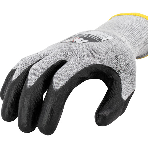 Gants de travail r&eacute;sistants &agrave; la coupe, compatibles avec &eacute;crans tactiles RWG566 AXIS, Taille 2T-Grand, Calibre 18, Rev&ecirc;tement Polyur&eacute;thane, Enveloppe en Acier inoxydable/PEHP, ASTM ANSI niveau A5/EN 388 niveau E Distribution Industrielle GC