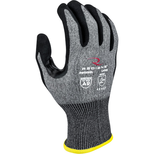 Gants enduits r&eacute;sistants &agrave; la coupe RWG589, Taille 2T-Grand, Calibre 18, Rev&ecirc;tement Mousse de nitrile, Enveloppe en PEHP, ASTM ANSI niveau A9/EN 388 niveau F Distribution Industrielle GC