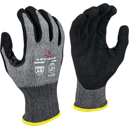 Gants enduits r&eacute;sistants &agrave; la coupe RWG589, Taille 2T-Grand, Calibre 18, Rev&ecirc;tement Mousse de nitrile, Enveloppe en PEHP, ASTM ANSI niveau A9/EN 388 niveau F Distribution Industrielle GC
